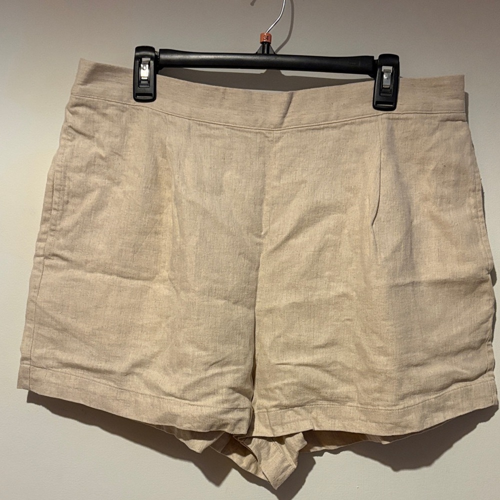 Madewell Beige Linen Women's Shorts
